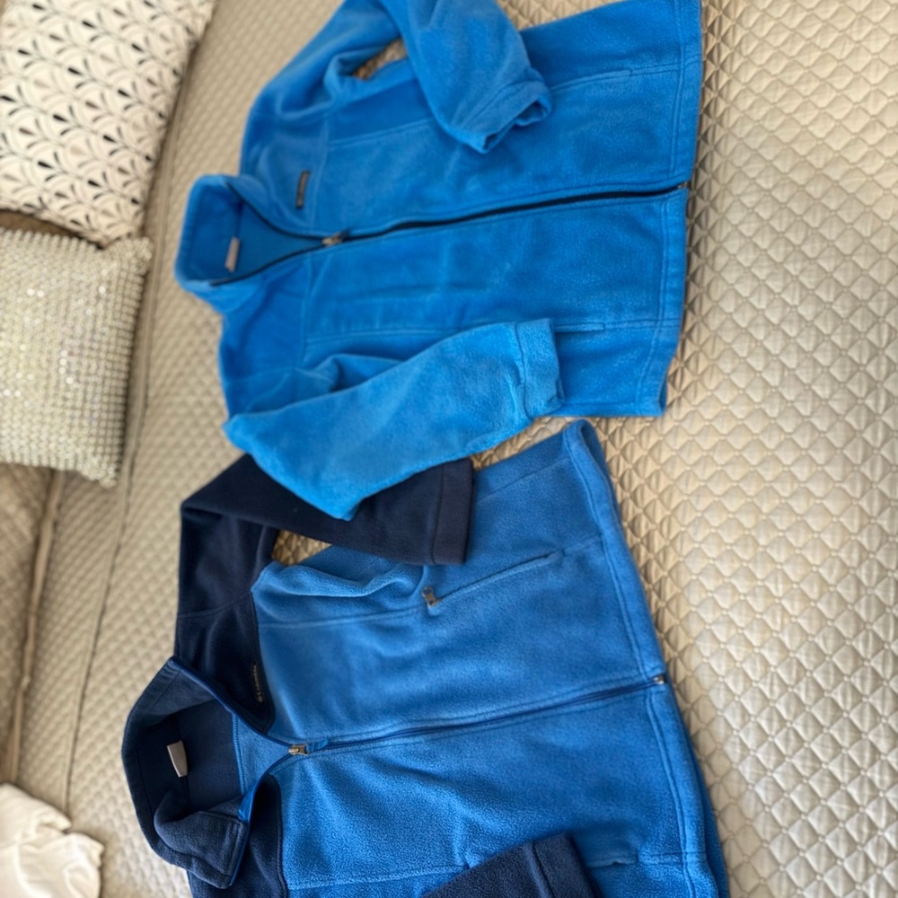 Columbia Blue Fleece Jackets
